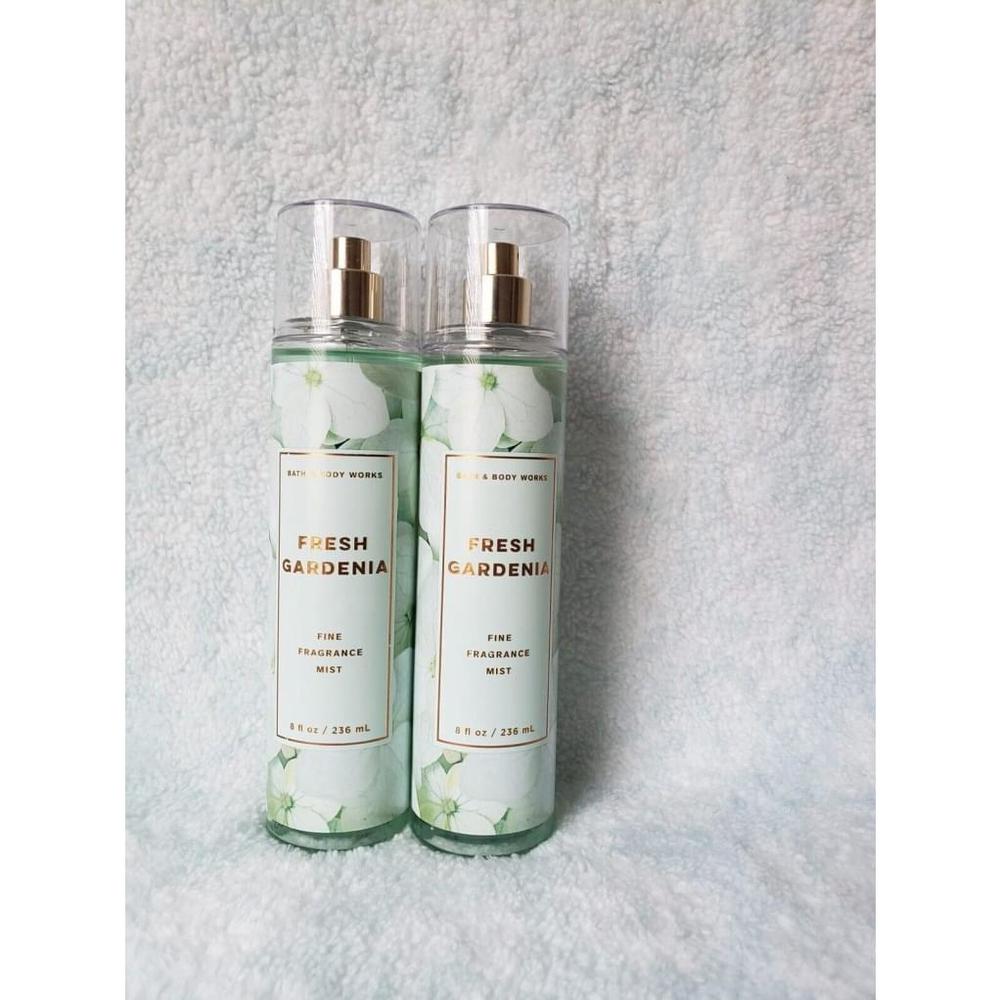 Bath & Body Works Fresh Gardenia Fine Fragrance Mist Set of 2